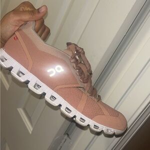 On Running Women's Sneakers in Blush and White